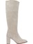 Hobby 26081S Hakiki Süet Deri Kadın Topuklu Çizme 1