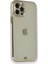 iPhone 12 Pro Kılıf Liva Taşlı Silikon - Beyaz 2