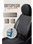 Suzuki Swift Uyumlu Yarı Deri Oto Koltuk Kılıfı Ön/arka Set Neta Seri Siyah 5