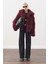Mara Kürk Ceket Bordo 3