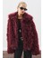 Mara Kürk Ceket Bordo 4