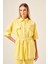 Ftz Kadın Keten Takım Sarı 31196 6