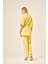 Ftz Kadın Keten Takım Sarı 31196 7