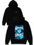 Aperol Sprıtz Tasarım Baskılı Oversize Siyah Kapüşonlu Sweatshirt 1