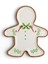 Noella Sunum Tabağı Gingerbread Man 25X22 cm 1