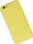iPhone 6 Plus Kılıf Nano Içi Kadife Silikon - Sarı (K95) 2