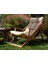 Rivoli Ahşap Kollu Minderli Kademeli Şezlong ve Sehpa Takımı 3