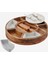 Acacia Elegance Kahverengi Ahşap Peynir Sunum Tabağı 4