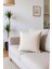 Kırçıllı Krem Kırlent Kılıfı Dekoratif Bohem Soft Koltuk Sırt Yastık Hediyelik Yılbaşı 45x45 2