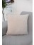 Kırçıllı Krem Kırlent Kılıfı Dekoratif Bohem Soft Koltuk Sırt Yastık Hediyelik Yılbaşı 45x45 4