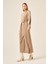 Kadın Zeus Elbise Beige 31206 2
