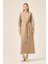 Kadın Zeus Elbise Beige 31206 5