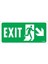 Exit Sağ Aşağı Uyarı Levhası 17,5x25 KOD:957 1