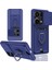 Xiaomi Redmi Note 13 Pro 4g Kılıf Zuma Kartvizitli Yüzüklü Silikon - Lacivert (K95) 1