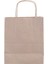 Kraft Kağıt Çanta 25 Adet 20x10x22 cm Büküm Saplı Doğal Renkli 1