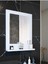 Beyaz Raflı Banyo Aynası 60X45 2