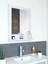 Beyaz Raflı Banyo Aynası 60X45 4