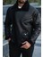 Biker Kürk Detaylı Kışlık Mont 3