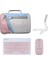 Huawei Matepad 11.5 Papermatte Edition Uyumlu Tablet Çanta+Türkçe Bluetooth Klavye +Mouse+ Standı - Pembe AL4382 (Pembe) 1