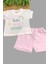 Kız Bebek Güneş Desenli 2'li Alt Üst Müslin Şortlu Takım Yazlık Ince %100 Pamuk 2