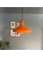 Champion Turuncu Tabak Başlık Tekli Avize Sarkıt Salon Mutfak Butik Lamba Aydınlatma Avizeler 2