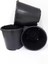 Üretim Saksısı 5 Adet 20X25 cm 6,4 Lt Plastik Saksı Siyah Üretim Saksı Bitki Saksısı 3