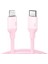 Type-C To Lightning iPhone Data ve Şarj Kablosu Pembe 1.5 Metre 1
