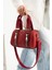 Mega Polo Silindir Fermuar Detaylı El ve Omuz Askılı Kadın Çanta 3