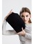 Kadın Siyah Süet Clutch El Çantası 5