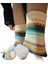 Kadın Çorapları Kalın Çizgi Haki Retro Etnik Tarzı Ins Trend Orta Bozul Yığın Çorapları (Yurt Dışından) 1