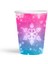 Snowflakes Karton Bardak 80Z 1