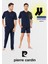 Erkek Giyim Lacivert Penye 3'lü Kısa Kol Pijama Takımı (2 Adet Çorap Hediyeli) L1.PC.5370.001 1