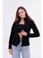 Kadın Slim Fit Tam Fermuarlı Polar Ceket 8