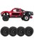 Arrma 1/14 Mini Mojave Grom Rc Araba Yükseltme Parçaları Aksesuarları Siyah Için 4 Adet Lastikli Jant (Yurt Dışından) 2