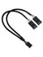 Hub, Lighting Node Core ve Icue Commander Core Xt Için 4 Pin Erkek - Dişi Fan Rgb Ayırıcı Kablo 2 Adet (Yurt Dışından) 3