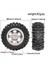 1/10 Rc Paletli Araç Axial SCX10 Pro Capra Trx4,c Için 4 Adet 88MM 1.9in Beadlock Jant ve Yumuşak Kauçuk Lastik Seti (Yurt Dışından) 2