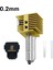 A1/a1 Mini Sıcak Uç Yükseltmesi Için - Hızlı Nozul Değişimi, 3D Yazıcı Parçaları Için 0,2 mm (Yurt Dışından) 3