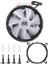 X200 Cpu Soğutucu 2 Isı Borusu 120 mm Sessiz Fan 4 Pin Pwm Pc LGA2011 Amd Soğutma Için (Yurt Dışından) 3