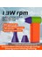 LED Aydınlatmalı Jet Fan 130.000 Rpm Hızı 52 M/s Fırçasız Motor Kanallı Turbo Şiddetli Türbin Küçük Turuncu (Yurt Dışından) 2
