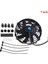 Evrensel 7 Inç 12V 80W 2100RPM Araba Klima Radyatör Soğutma Fanı Kanatlı Elektrikli Soğutma Kiti (Yurt Dışından) 2