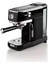 Espresso Slim Metal 1381, Manometreli Kahve Makinesi, Kahve Tozu ve Ese Kapsülleri ile Uyumlu, 15 Bar Max, Filtre 1 Veya 2 Fincan, Cappuccino Başlığı, 1300 W, Siyah 1
