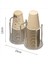 2x Kağıt Kupa Dispenser Kupa Tutucu Kupa Organizatörü Depolama Partisi Kupası Dispenser Ağız Garde Durulama Kupa Tutucu 23X13CM B (Yurt Dışından) 4