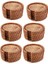 36PCS/ Içecek Bardak Altlıkları Kungfu Çay Aksesuarları Yuvarlak Sofra Takımı Placemat Rattan Dokuma Kupa Mat Pad Çapı 8cm (Yurt Dışından) 1