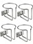 4pcs Paslanmaz Çelik Araba Tekne Yüzük Kupası Içecek Tutucu Şişe Deniz Yat Kamyonu Rv Camper (Yurt Dışından) 1