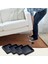 4pcs Anti-Kayma Mobilya Pedleri- 3X3IN Kare Kauçuk Önleyici Başlıklı Bacak Bardağı Bacak Bardak Altlığı Sandalye Yatak Tıpaları (Yurt Dışından) 5