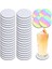 Yuvarlak Süblimasyon Boş Coaster Süblimasyon Boş Coaster Süblimasyon Isı Transfer Coaster Sıcak Preslenmiş Coaster 126PCS (Yurt Dışından) 2