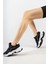 Kadın Sneaker Bağcıklı Spor Ayakkabı Günlük Okul 141NAV 1