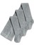 Kız Erkek Unisex Bebek Çocuk Gri Külotlu Çorap 3lü Set 1