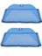 2x Kare Örgü Ekran Şemsiye Gıda Örtüsü Net Çadırları Yeniden Kullanılabilir ve Katlanır 72X51CM (Mavi) (Yurt Dışından) 1