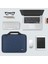 Haweel HWL2168 14-15 Inç MacBook Pro 14 Inç (2021) / 15 Inç (2013) / (2016) Omuz Askılı Çizilmez Taşıma Çantası Koruyucu Kol Çantası - Mavi (Yurt Dışından) 2